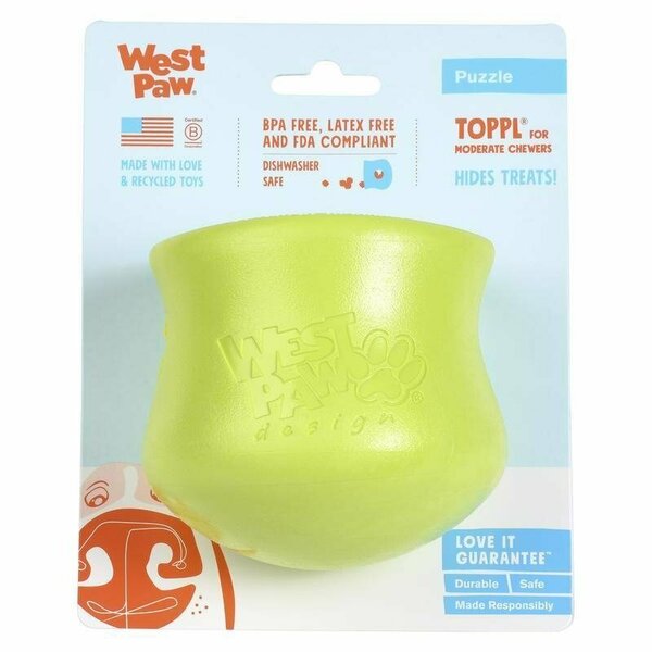 West Paw TOPPL PET TOY - LG GREEN ZG084GRN